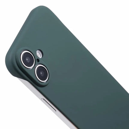 For iPhone 16 Plus Frameless Case Hard PC Slim Minimalist Phone Cover Skin-Touch