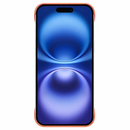 For iPhone 16 Plus Frameless Case Hard PC Slim Minimalist Phone Cover Skin-Touch