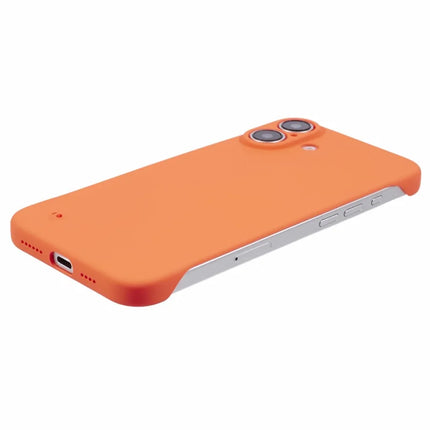 For iPhone 16 Plus Frameless Case Hard PC Slim Minimalist Phone Cover Skin-Touch