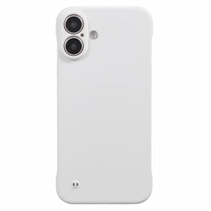 For iPhone 16 Plus Frameless Case Hard PC Slim Minimalist Phone Cover Skin-Touch