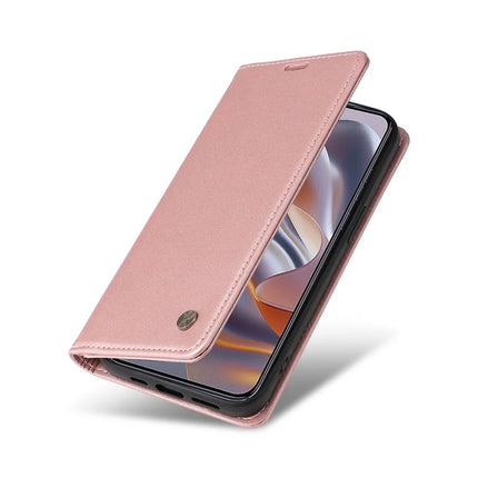 YIKATU YK-001 For Motorola Moto G55 5G Case Stand Leather Phone Cover Strong Magnetic Closure