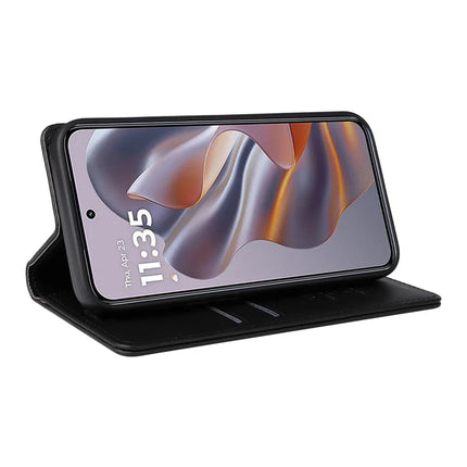 YIKATU YK-001 For Motorola Moto G55 5G Case Stand Leather Phone Cover Strong Magnetic Closure