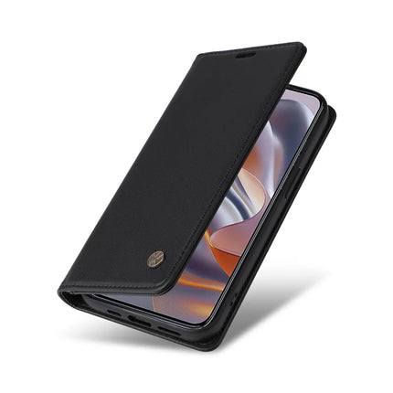 YIKATU YK-001 For Motorola Moto G55 5G Case Stand Leather Phone Cover Strong Magnetic Closure