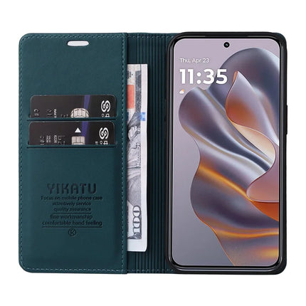 YIKATU YK-001 For Motorola Moto G55 5G Case Stand Leather Phone Cover Strong Magnetic Closure