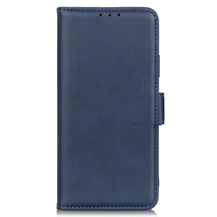 For Motorola Moto G55 5G Case Stand Cowhide Texture PU Leather Phone Cover