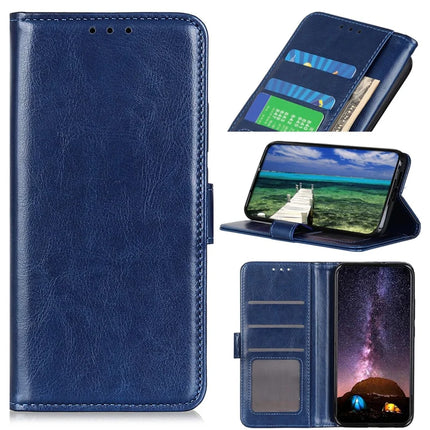 For Motorola Moto G55 5G Case Crazy Horse Texture PU Leather Phone Stand Cover