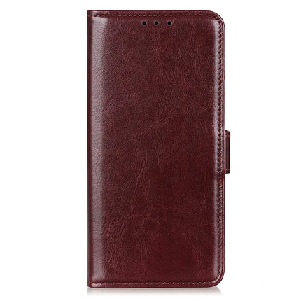 For Motorola Moto G55 5G Case Crazy Horse Texture PU Leather Phone Stand Cover