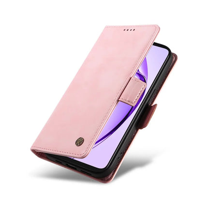 YIKATU YK-007 For Oppo A3x 4G / 5G (India) / A3 4G / 5G / A60 5G / A40 4G / A40M 4G Case Side Buckle PU Leather Phone Cover Litchi Texture