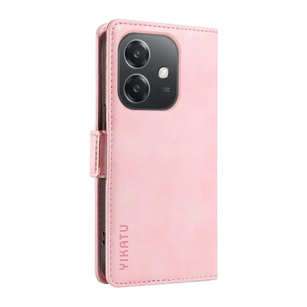 YIKATU YK-007 For Oppo A3x 4G / 5G (India) / A3 4G / 5G / A60 5G / A40 4G / A40M 4G Case Side Buckle PU Leather Phone Cover Litchi Texture