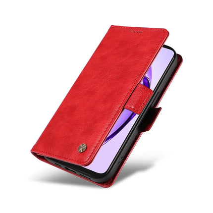YIKATU YK-007 For Oppo A3x 4G / 5G (India) / A3 4G / 5G / A60 5G / A40 4G / A40M 4G Case Side Buckle PU Leather Phone Cover Litchi Texture