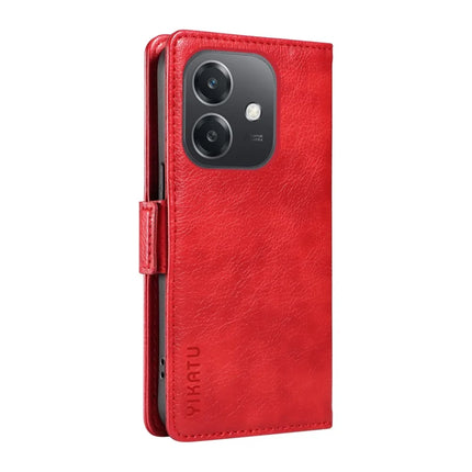 YIKATU YK-007 For Oppo A3x 4G / 5G (India) / A3 4G / 5G / A60 5G / A40 4G / A40M 4G Case Side Buckle PU Leather Phone Cover Litchi Texture