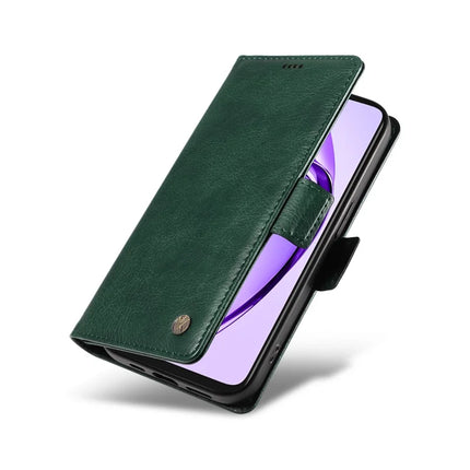 YIKATU YK-007 For Oppo A3x 4G / 5G (India) / A3 4G / 5G / A60 5G / A40 4G / A40M 4G Case Side Buckle PU Leather Phone Cover Litchi Texture