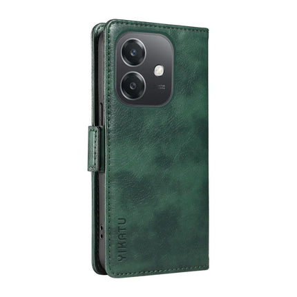 YIKATU YK-007 For Oppo A3x 4G / 5G (India) / A3 4G / 5G / A60 5G / A40 4G / A40M 4G Case Side Buckle PU Leather Phone Cover Litchi Texture