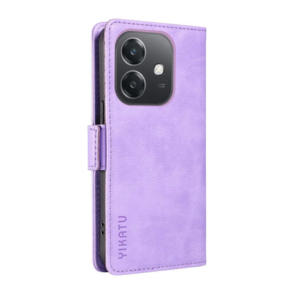 YIKATU YK-007 For Oppo A3x 4G / 5G (India) / A3 4G / 5G / A60 5G / A40 4G / A40M 4G Case Side Buckle PU Leather Phone Cover Litchi Texture
