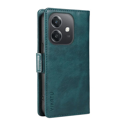 YIKATU YK-007 For Oppo A3x 4G / 5G (India) / A3 4G / 5G / A60 5G / A40 4G / A40M 4G Case Side Buckle PU Leather Phone Cover Litchi Texture
