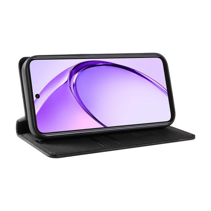 YIKATU YK-004 For Oppo A3x 4G / 5G (India) / A3 4G / 5G / A60 5G / A40 4G / A40M 4G Case Leather Skin-Touch Phone Cover Magnetic Auto-Absorbed