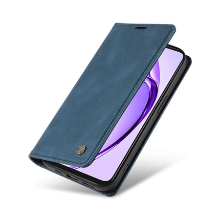YIKATU YK-004 For Oppo A3x 4G / 5G (India) / A3 4G / 5G / A60 5G / A40 4G / A40M 4G Case Leather Skin-Touch Phone Cover Magnetic Auto-Absorbed