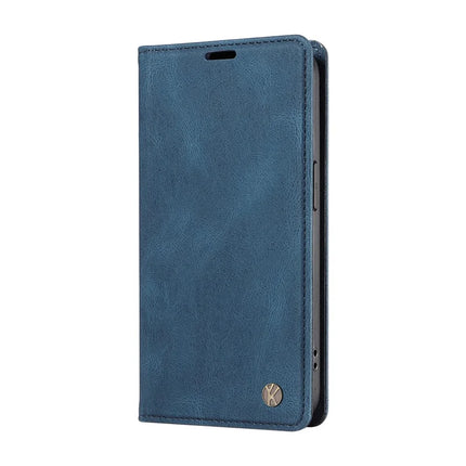 YIKATU YK-004 For Oppo A3x 4G / 5G (India) / A3 4G / 5G / A60 5G / A40 4G / A40M 4G Case Leather Skin-Touch Phone Cover Magnetic Auto-Absorbed