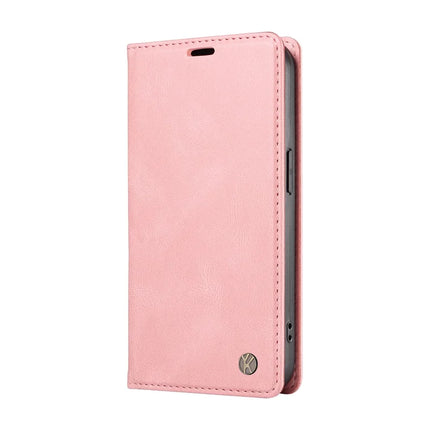 YIKATU YK-004 For Oppo A3x 4G / 5G (India) / A3 4G / 5G / A60 5G / A40 4G / A40M 4G Case Leather Skin-Touch Phone Cover Magnetic Auto-Absorbed