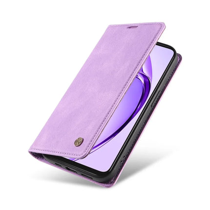 YIKATU YK-004 For Oppo A3x 4G / 5G (India) / A3 4G / 5G / A60 5G / A40 4G / A40M 4G Case Leather Skin-Touch Phone Cover Magnetic Auto-Absorbed