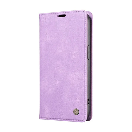 YIKATU YK-004 For Oppo A3x 4G / 5G (India) / A3 4G / 5G / A60 5G / A40 4G / A40M 4G Case Leather Skin-Touch Phone Cover Magnetic Auto-Absorbed