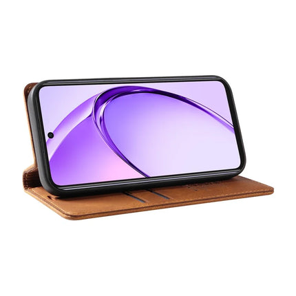 YIKATU YK-004 For Oppo A3x 4G / 5G (India) / A3 4G / 5G / A60 5G / A40 4G / A40M 4G Case Leather Skin-Touch Phone Cover Magnetic Auto-Absorbed