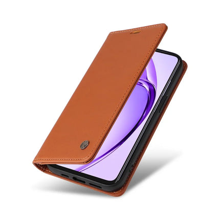 YIKATU YK-001 For Oppo A3x 4G / 5G (India) / A3 4G / 5G / A60 5G / A40 4G / A40M 4G Case Stand Leather Phone Cover Strong Magnetic Closure