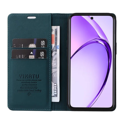 YIKATU YK-001 For Oppo A3x 4G / 5G (India) / A3 4G / 5G / A60 5G / A40 4G / A40M 4G Case Stand Leather Phone Cover Strong Magnetic Closure