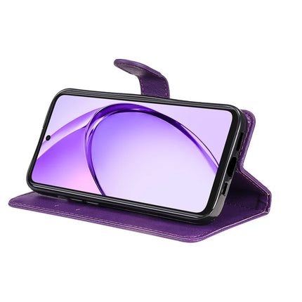 For Oppo A3x 4G / 5G (India) / A3 4G / 5G / A60 5G / A40 4G / A40M 4G Case Solid Color Leather Mobile Cover Wallet Stand with Strap