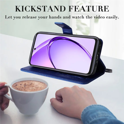 KT Imprinting Flower Series-2 For Oppo A3x 4G / 5G (India) / A3 4G / 5G / A60 5G / A40 4G / A40M 4G Case Butterfly Leather Phone Cover