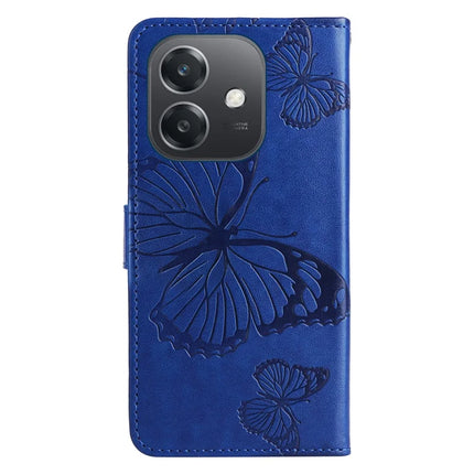 KT Imprinting Flower Series-2 For Oppo A3x 4G / 5G (India) / A3 4G / 5G / A60 5G / A40 4G / A40M 4G Case Butterfly Leather Phone Cover