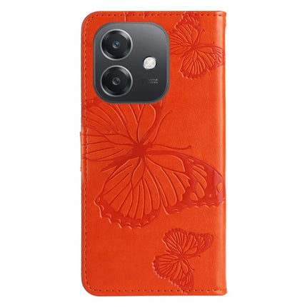 KT Imprinting Flower Series-2 For Oppo A3x 4G / 5G (India) / A3 4G / 5G / A60 5G / A40 4G / A40M 4G Case Butterfly Leather Phone Cover
