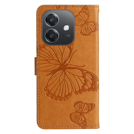 KT Imprinting Flower Series-2 For Oppo A3x 4G / 5G (India) / A3 4G / 5G / A60 5G / A40 4G / A40M 4G Case Butterfly Leather Phone Cover