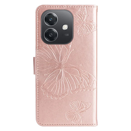 KT Imprinting Flower Series-2 For Oppo A3x 4G / 5G (India) / A3 4G / 5G / A60 5G / A40 4G / A40M 4G Case Butterfly Leather Phone Cover