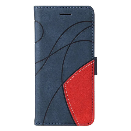 For Oppo A3x 4G / 5G (India) / A3 4G / 5G / A60 5G / A40 4G / A40M 4G Leather Case Wallet Stand Color Splicing Phone Cover