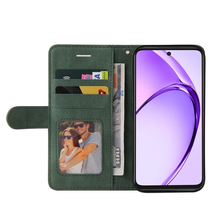 For Oppo A3x 4G / 5G (India) / A3 4G / 5G / A60 5G / A40 4G / A40M 4G Leather Case Wallet Stand Color Splicing Phone Cover