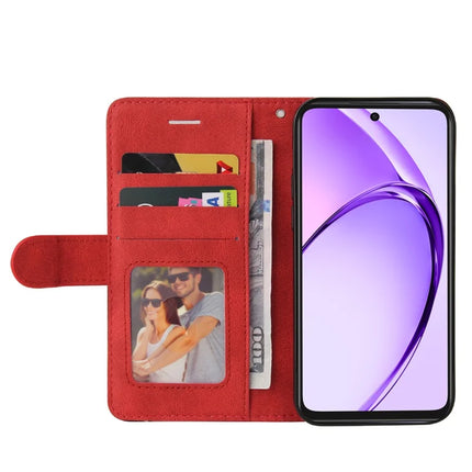 For Oppo A3x 4G / 5G (India) / A3 4G / 5G / A60 5G / A40 4G / A40M 4G Leather Case Wallet Stand Color Splicing Phone Cover