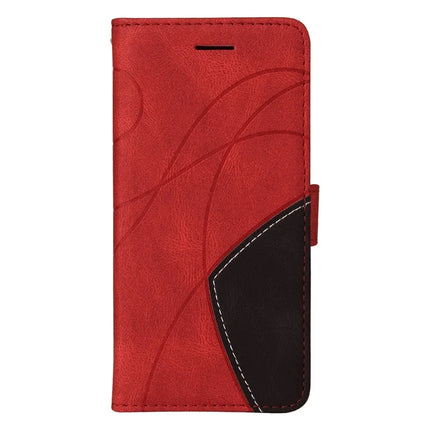 For Oppo A3x 4G / 5G (India) / A3 4G / 5G / A60 5G / A40 4G / A40M 4G Leather Case Wallet Stand Color Splicing Phone Cover