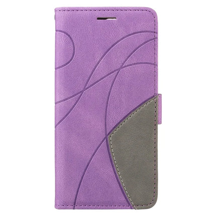 For Oppo A3x 4G / 5G (India) / A3 4G / 5G / A60 5G / A40 4G / A40M 4G Leather Case Wallet Stand Color Splicing Phone Cover