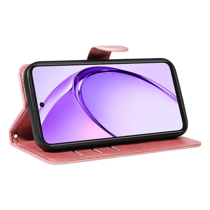 For Oppo A3x 4G / 5G (India) / A3 4G / 5G / A60 5G / A40 4G / A40M 4G Case Flip Wallet T-Shape Lines Leather Phone Cover