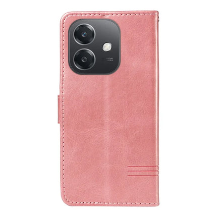 For Oppo A3x 4G / 5G (India) / A3 4G / 5G / A60 5G / A40 4G / A40M 4G Case Flip Wallet T-Shape Lines Leather Phone Cover