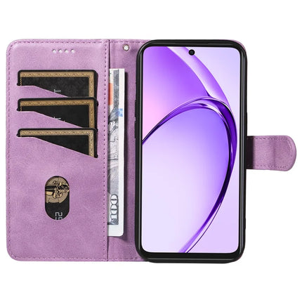 For Oppo A3x 4G / 5G (India) / A3 4G / 5G / A60 5G / A40 4G / A40M 4G Case Flip Wallet T-Shape Lines Leather Phone Cover