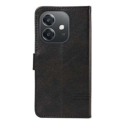 For Oppo A3x 4G / 5G (India) / A3 4G / 5G / A60 5G / A40 4G / A40M 4G Case Flip Wallet T-Shape Lines Leather Phone Cover