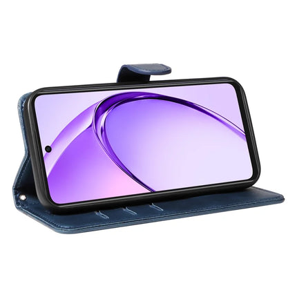 For Oppo A3x 4G / 5G (India) / A3 4G / 5G / A60 5G / A40 4G / A40M 4G Case Flip Wallet T-Shape Lines Leather Phone Cover