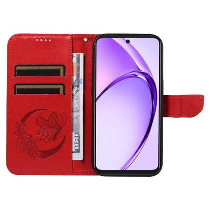 For Oppo A3x 4G / 5G (India) / A3 4G / 5G / A60 5G / A40 4G / A40M 4G Case Butterfly Pattern Leather Wallet Flip Phone Cover