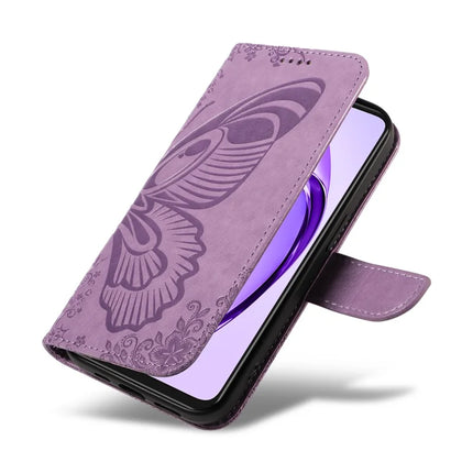For Oppo A3x 4G / 5G (India) / A3 4G / 5G / A60 5G / A40 4G / A40M 4G Case Butterfly Pattern Leather Wallet Flip Phone Cover
