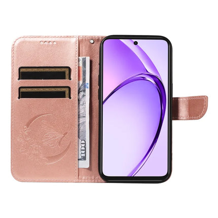 For Oppo A3x 4G / 5G (India) / A3 4G / 5G / A60 5G / A40 4G / A40M 4G Case Butterfly Pattern Leather Wallet Flip Phone Cover