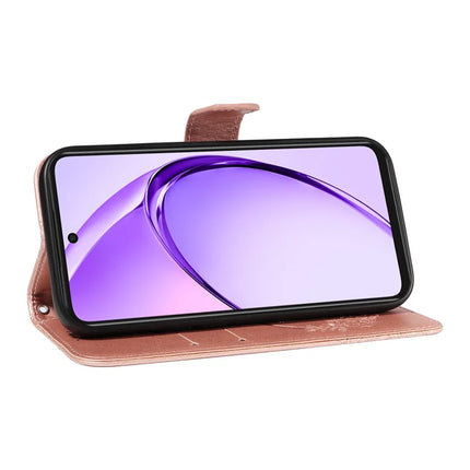 For Oppo A3x 4G / 5G (India) / A3 4G / 5G / A60 5G / A40 4G / A40M 4G Case Butterfly Pattern Leather Wallet Flip Phone Cover