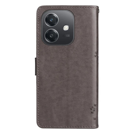 KT Imprinting Flower Series-3 For Oppo A3x 4G / 5G (India) / A3 4G / 5G / A60 5G / A40 4G / A40M 4G Case Cat Tree Pattern Flip Leather Phone Cover