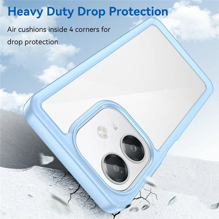 For Oppo A60 5G / A40 4G / A40M 4G / A3x 4G / A3 5G / A3 4G Case TPU +Acrylic Protective Clear Phone Cover